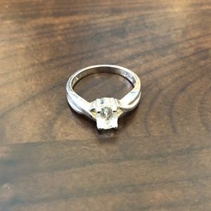 Aquamarine Sterling Silver Ring